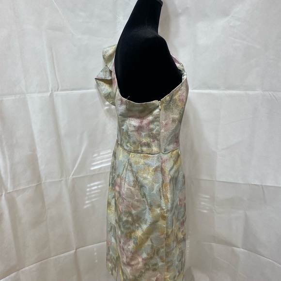 MAGGY LONDON One-Shoulder Sheath Dress size 12 - Picture 4 of 7